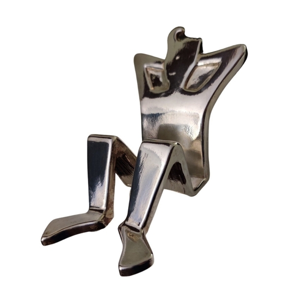 VTG Zadok Arts 925 Modernist Silver Figurine/Sculpture Holder - Picture 1 of 14